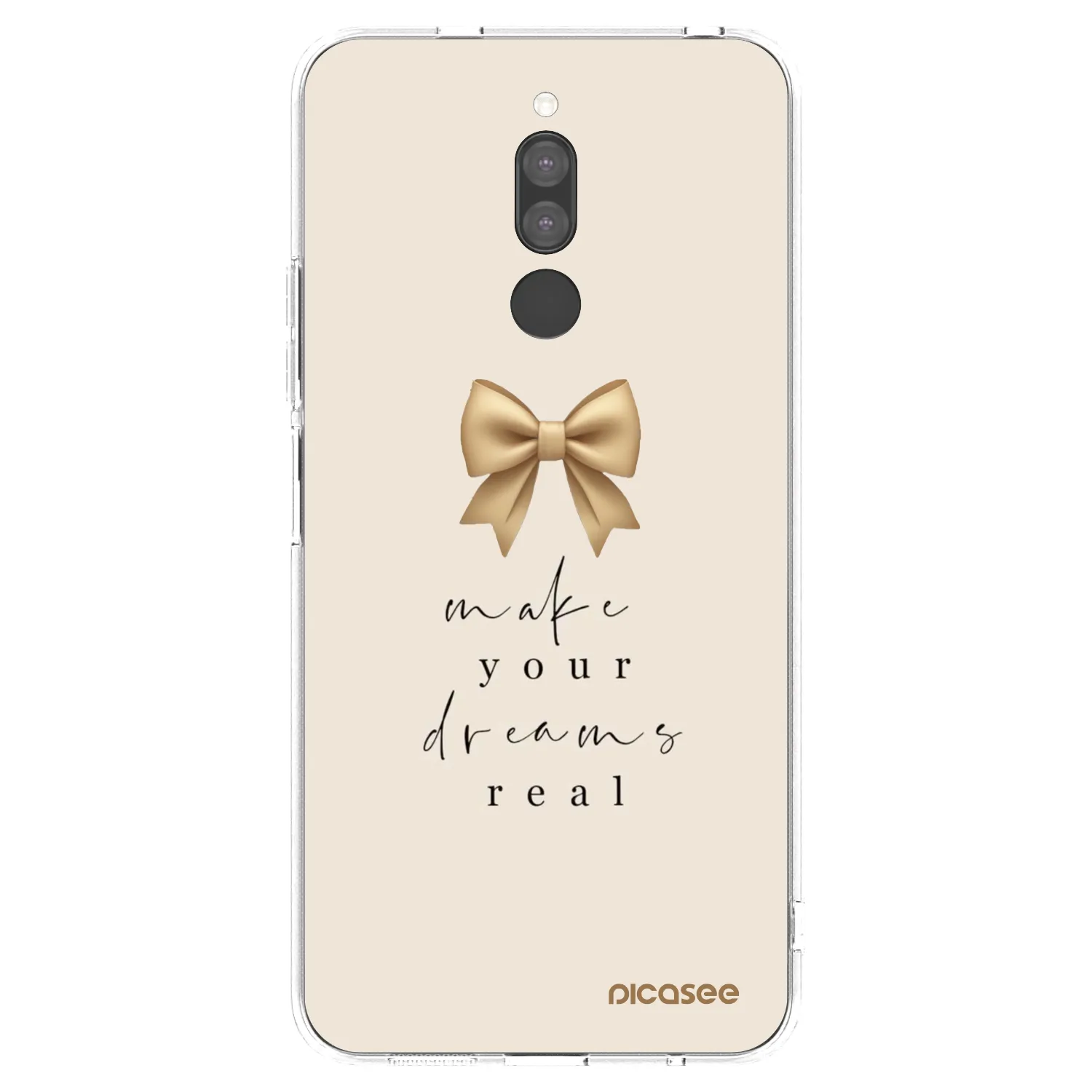 Picasee átlátszó szilikon tok az alábbi mobiltelefonokra Xiaomi Redmi 8 - Golden Dream