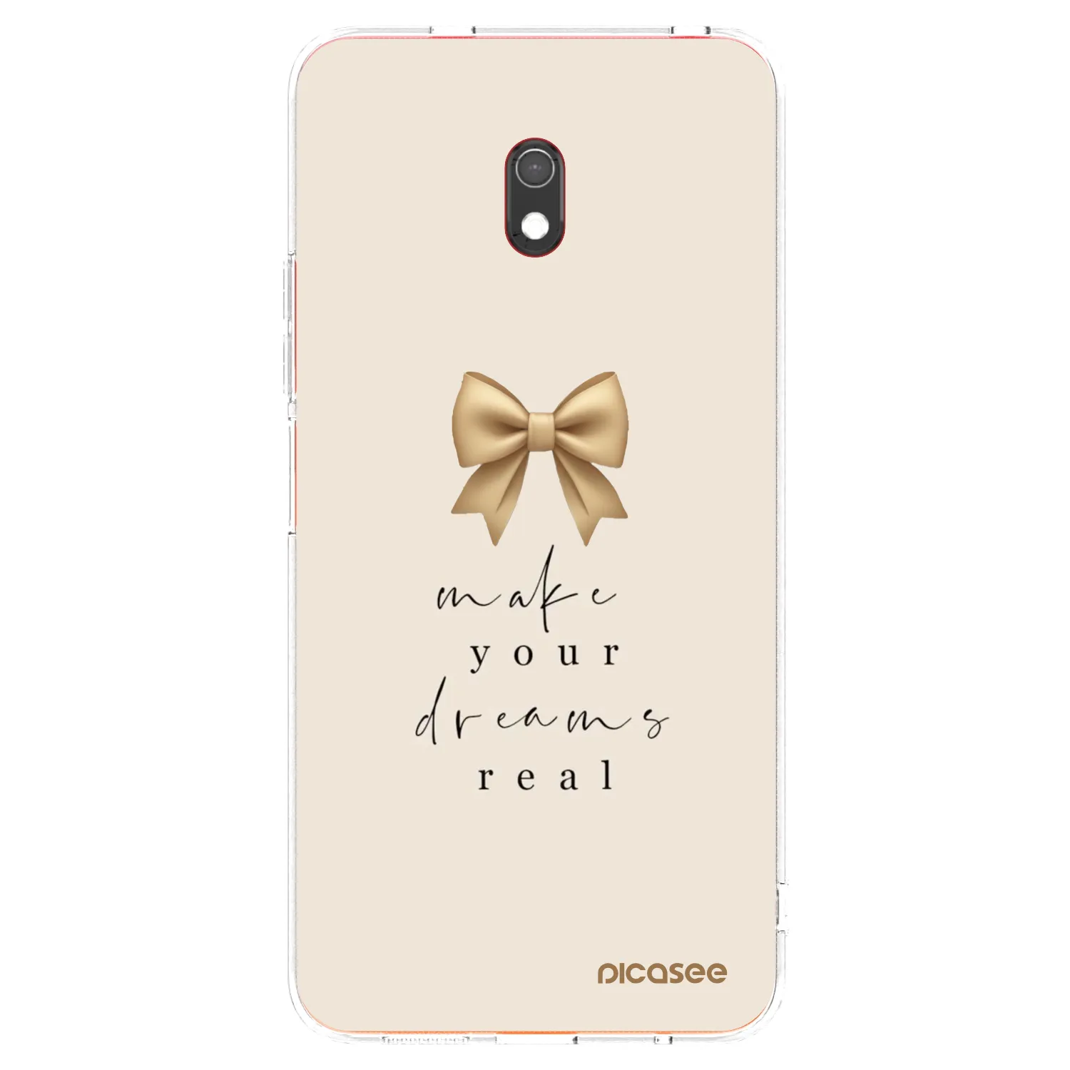 Picasee átlátszó szilikon tok az alábbi mobiltelefonokra Xiaomi Redmi 8A - Golden Dream