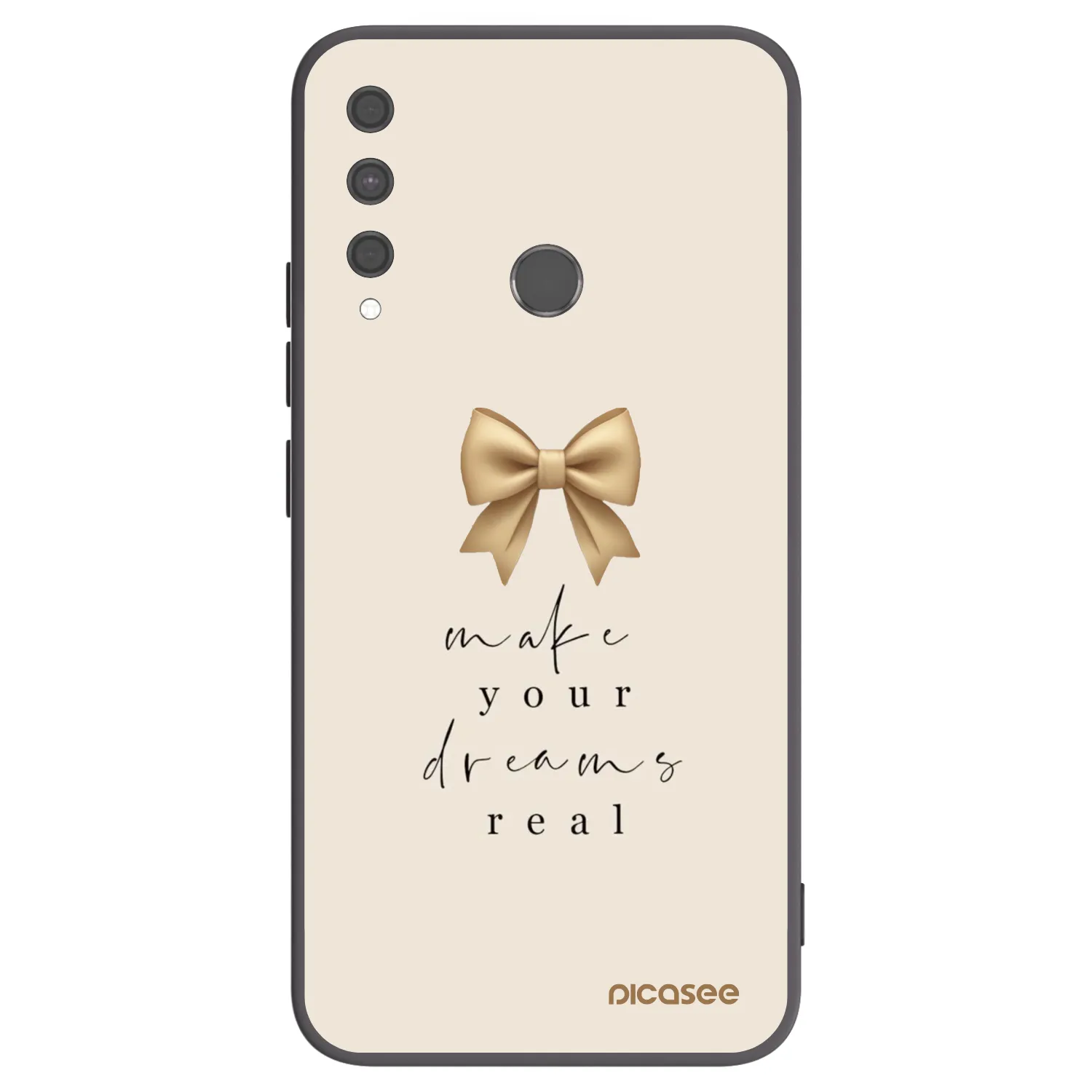 Picasee fekete szilikon tok az alábbi mobiltelefonokra Huawei P40 Lite E - Golden Dream