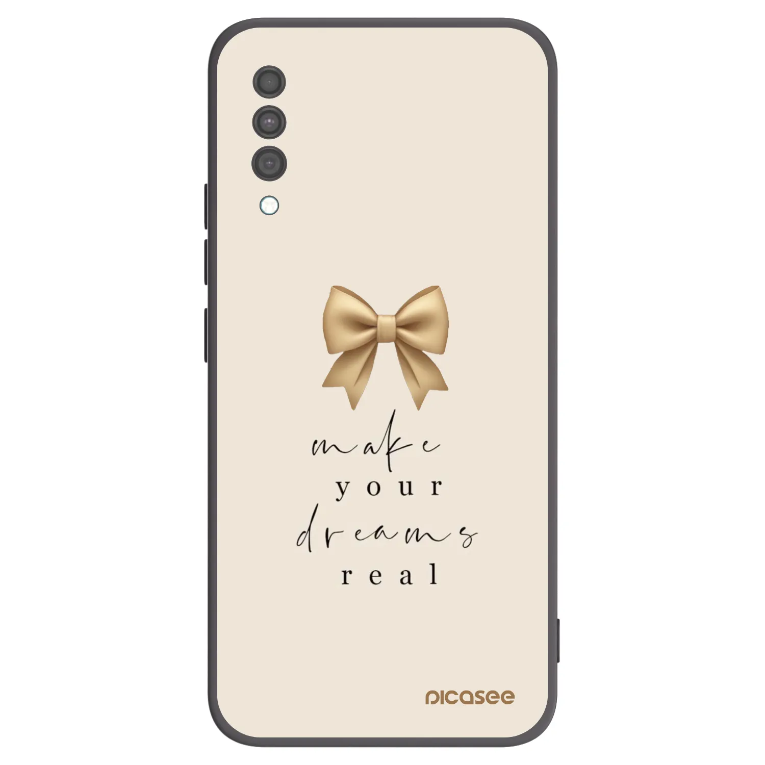 Picasee fekete szilikon tok az alábbi mobiltelefonokra Samsung Galaxy A30s A307F - Golden Dream