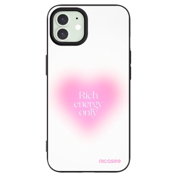 Picasee fekete szilikon tok az alábbi mobiltelefonokra Apple iPhone 12 - Rich Energy