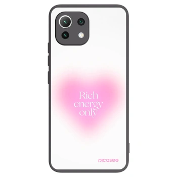 Picasee fekete szilikon tok az alábbi mobiltelefonokra Xiaomi 11 Lite 5G NE - Rich Energy