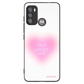 Picasee fekete szilikon tok az alábbi mobiltelefonokra Motorola Moto G60 - Rich Energy