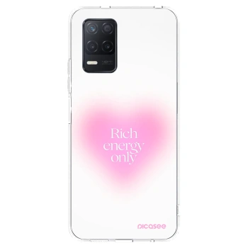 Picasee átlátszó szilikon tok az alábbi mobiltelefonokra Realme 8 5G - Rich Energy