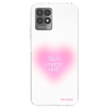 Picasee átlátszó szilikon tok az alábbi mobiltelefonokra Realme 8i - Rich Energy
