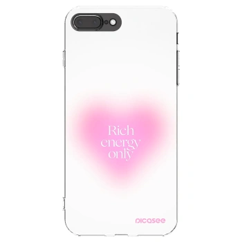 Picasee átlátszó szilikon tok az alábbi mobiltelefonokra Apple iPhone 7 Plus - Rich Energy