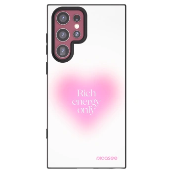 Picasee fekete szilikon tok az alábbi mobiltelefonokra Samsung Galaxy S22 Ultra 5G - Rich Energy