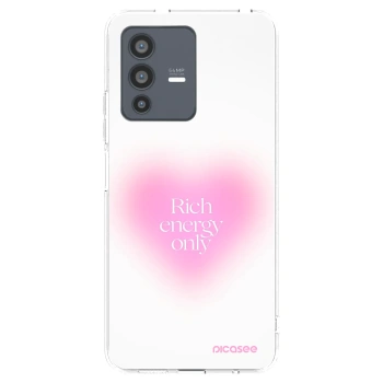 Picasee átlátszó szilikon tok az alábbi mobiltelefonokra Vivo V23 5G - Rich Energy
