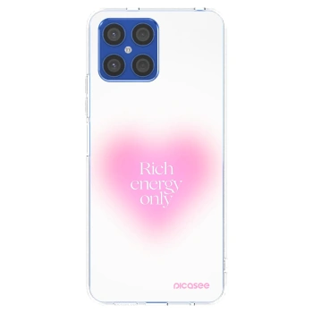 Picasee átlátszó szilikon tok az alábbi mobiltelefonokra Honor X8 4G - Rich Energy
