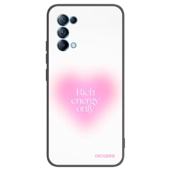 Picasee fekete szilikon tok az alábbi mobiltelefonokra OPPO Reno 5 5G - Rich Energy