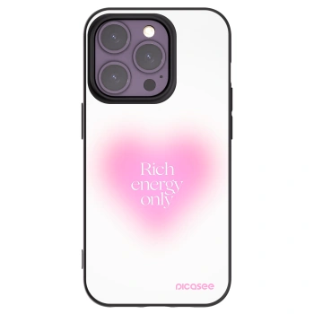 Picasee fekete szilikon tok az alábbi mobiltelefonokra Apple iPhone 14 Pro - Rich Energy