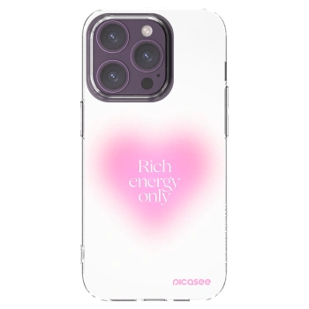 Picasee átlátszó szilikon tok az alábbi mobiltelefonokra Apple iPhone 14 Pro - Rich Energy