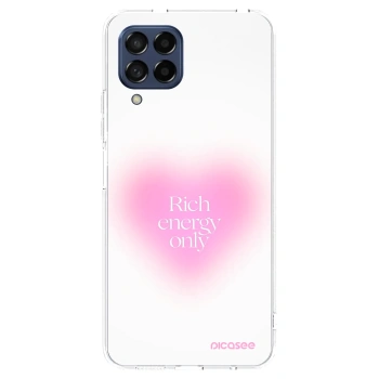 Picasee átlátszó szilikon tok az alábbi mobiltelefonokra Samsung Galaxy M53 5G - Rich Energy