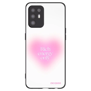 Picasee fekete szilikon tok az alábbi mobiltelefonokra OPPO A94 5G - Rich Energy