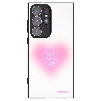 Picasee fekete szilikon tok az alábbi mobiltelefonokra Samsung Galaxy S23 Ultra 5G - Rich Energy