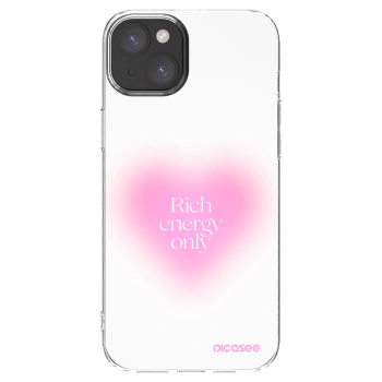 Picasee átlátszó szilikon tok az alábbi mobiltelefonokra Apple iPhone 15 Plus - Rich Energy