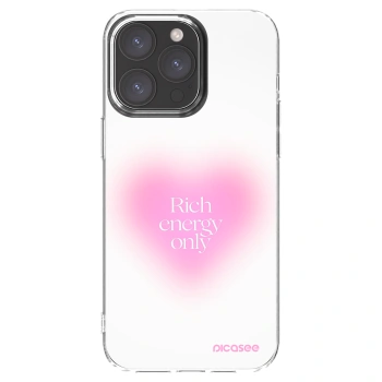 Picasee átlátszó szilikon tok az alábbi mobiltelefonokra Apple iPhone 15 Pro Max - Rich Energy