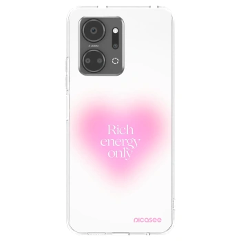 Picasee átlátszó szilikon tok az alábbi mobiltelefonokra Honor X7a - Rich Energy