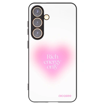 Picasee fekete szilikon tok az alábbi mobiltelefonokra Samsung Galaxy S24 S921B 5G - Rich Energy