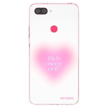 Picasee átlátszó szilikon tok az alábbi mobiltelefonokra Xiaomi Mi 8 Lite - Rich Energy