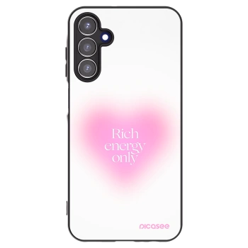 Picasee fekete szilikon tok az alábbi mobiltelefonokra Samsung Galaxy A15 A155F 4G - Rich Energy