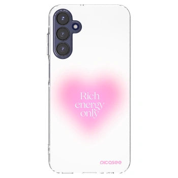 Picasee átlátszó szilikon tok az alábbi mobiltelefonokra Samsung Galaxy A15 A155F 4G - Rich Energy
