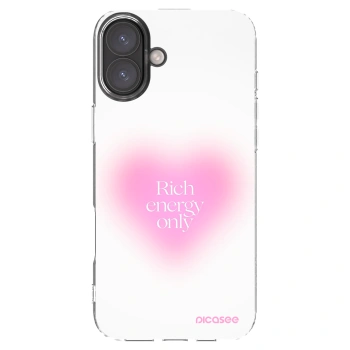 Picasee átlátszó szilikon tok az alábbi mobiltelefonokra Apple iPhone 16 Plus - Rich Energy