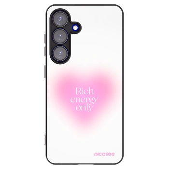 Picasee fekete szilikon tok az alábbi mobiltelefonokra Samsung Galaxy S25 5G - Rich Energy