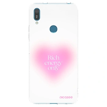 Picasee átlátszó szilikon tok az alábbi mobiltelefonokra Huawei Y7 2019 - Rich Energy