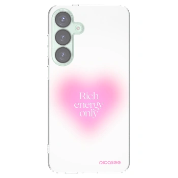Picasee átlátszó szilikon tok az alábbi mobiltelefonokra Samsung Galaxy S25+ 5G - Rich Energy