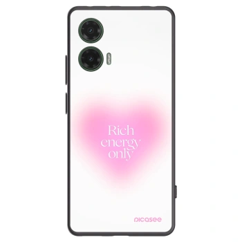 Picasee fekete szilikon tok az alábbi mobiltelefonokra Motorola Moto G35 5G - Rich Energy
