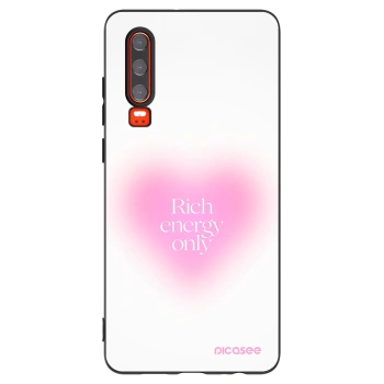 Picasee fekete szilikon tok az alábbi mobiltelefonokra Huawei P30 - Rich Energy