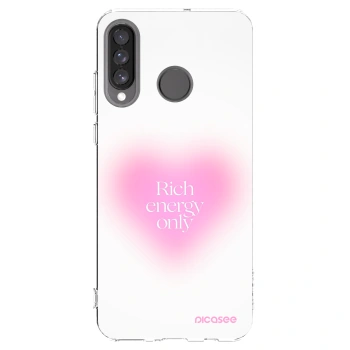Picasee átlátszó szilikon tok az alábbi mobiltelefonokra Huawei P30 Lite - Rich Energy