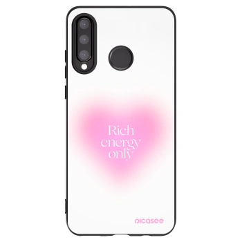Picasee fekete szilikon tok az alábbi mobiltelefonokra Huawei P30 Lite - Rich Energy