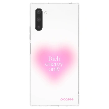 Picasee átlátszó szilikon tok az alábbi mobiltelefonokra Samsung Galaxy Note 10 N970F - Rich Energy