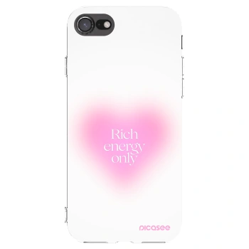 Picasee átlátszó szilikon tok az alábbi mobiltelefonokra Apple iPhone 8 - Rich Energy
