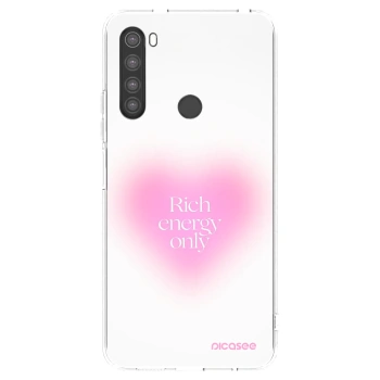 Picasee átlátszó szilikon tok az alábbi mobiltelefonokra Xiaomi Redmi Note 8 - Rich Energy