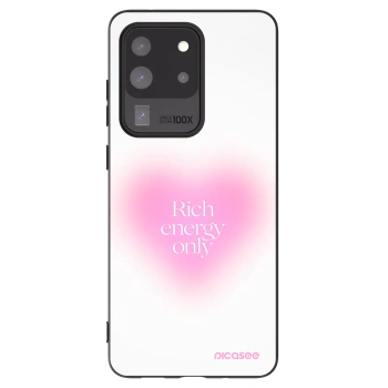 Picasee fekete szilikon tok az alábbi mobiltelefonokra Samsung Galaxy S20 Ultra 5G G988F - Rich Energy