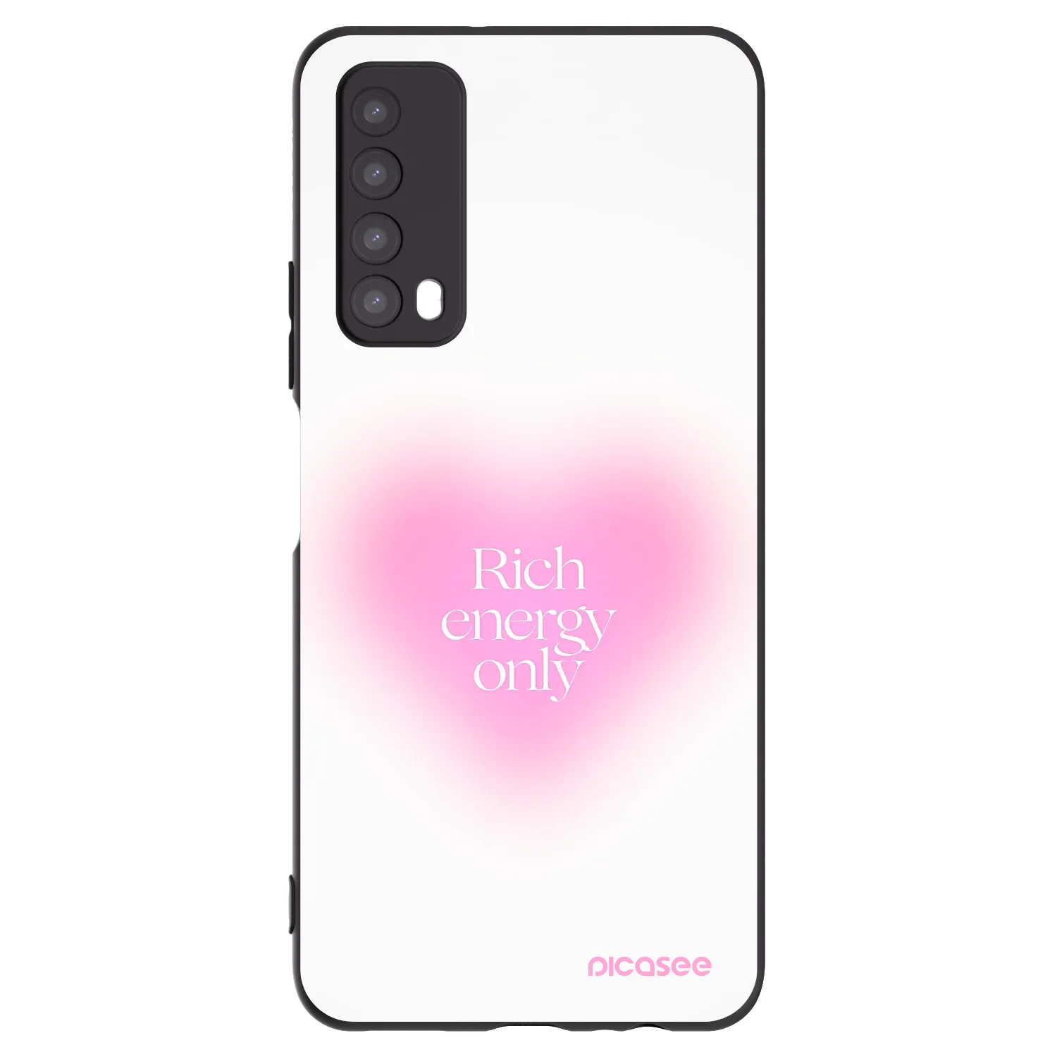 Picasee fekete szilikon tok az alábbi mobiltelefonokra Huawei P Smart 2021 - Rich Energy