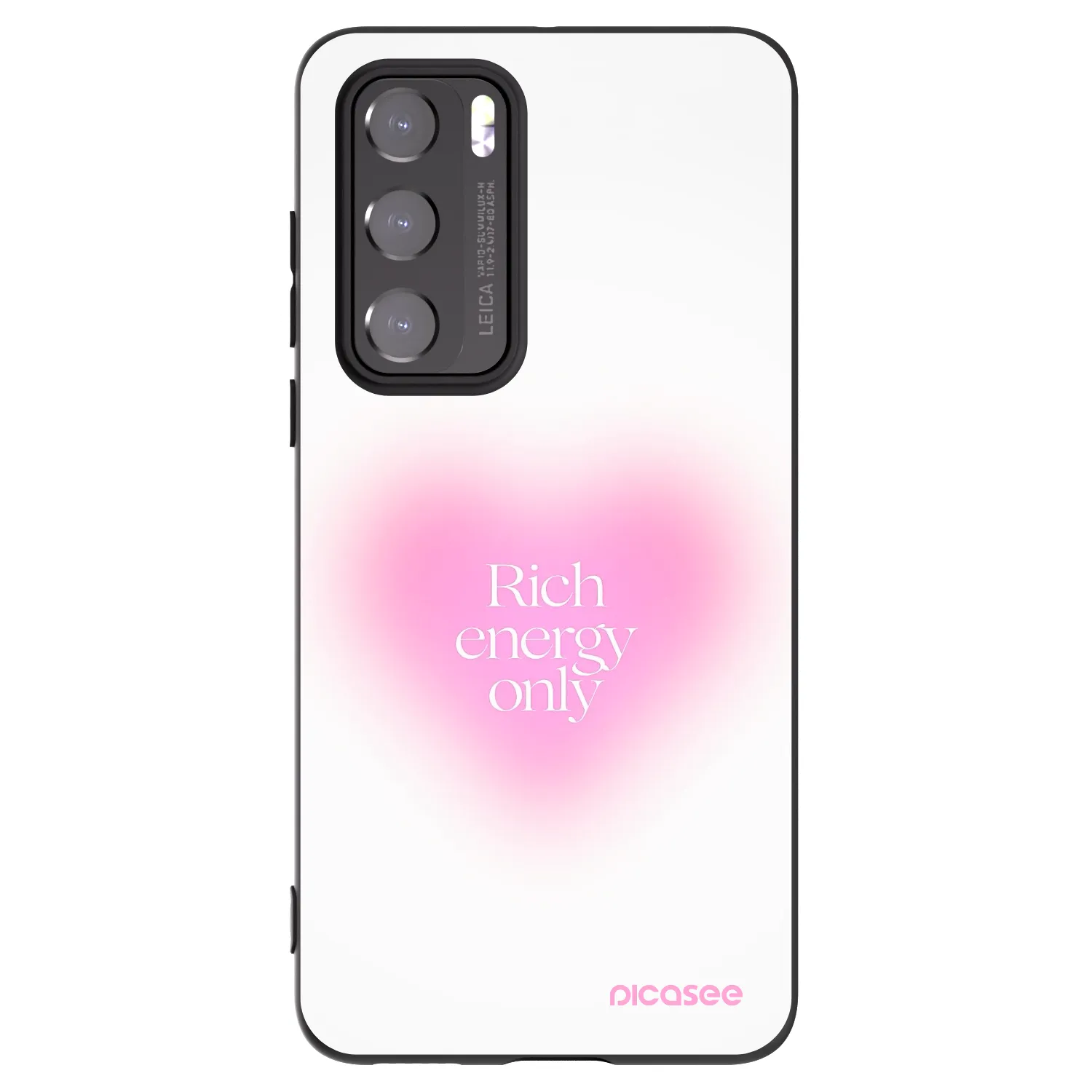 Picasee fekete szilikon tok az alábbi mobiltelefonokra Huawei P40 - Rich Energy