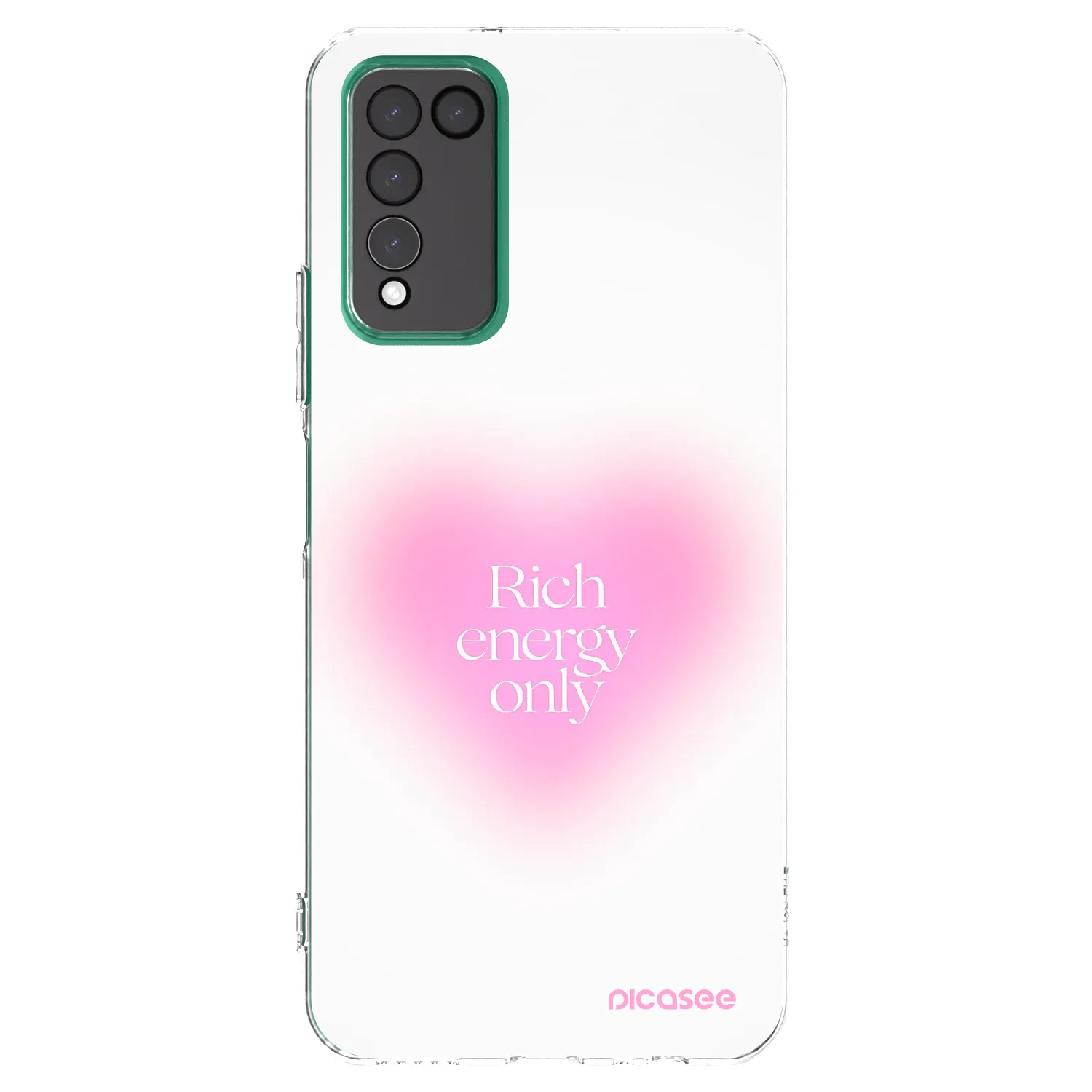 Picasee átlátszó szilikon tok az alábbi mobiltelefonokra Honor 10X Lite - Rich Energy