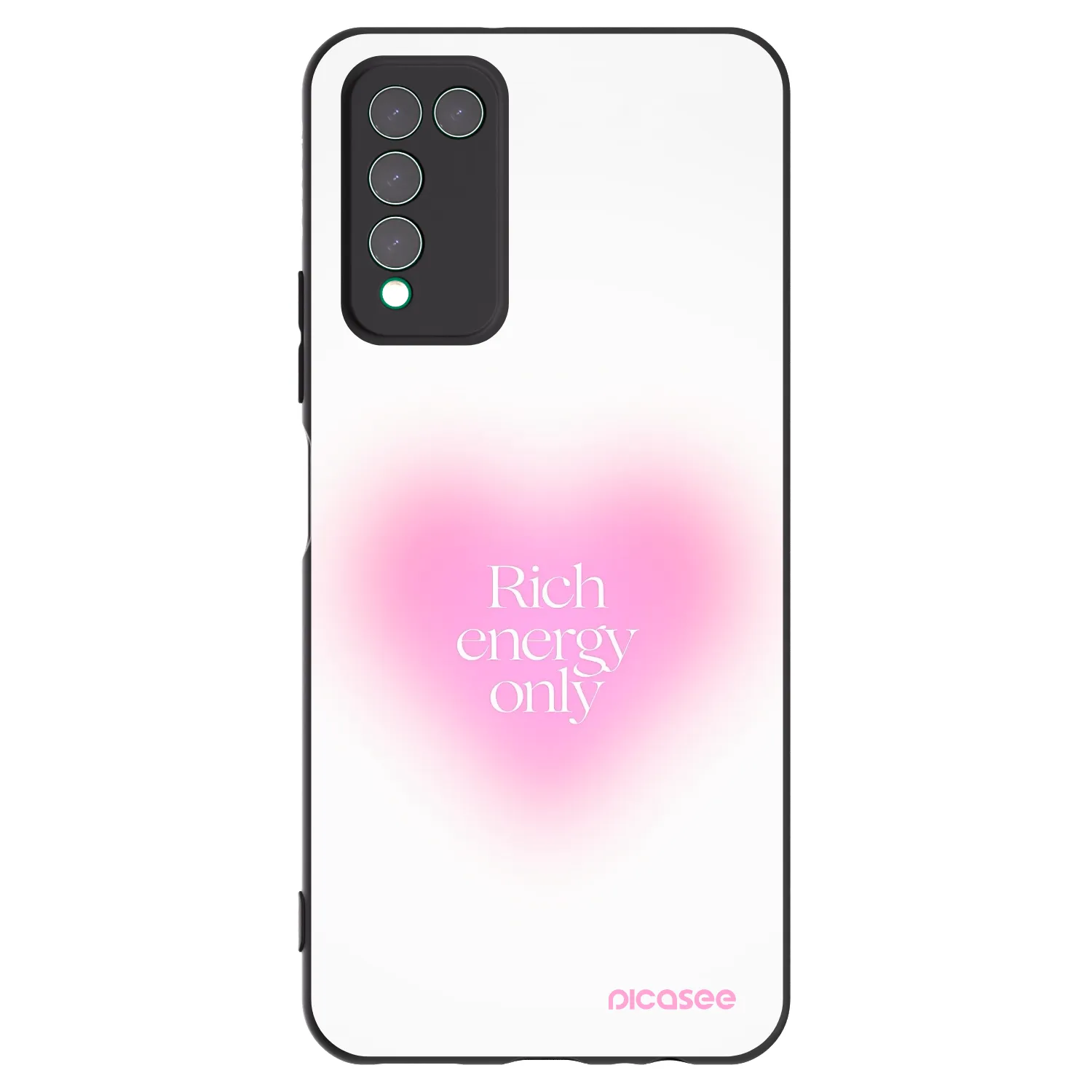 Picasee fekete szilikon tok az alábbi mobiltelefonokra Honor 10X Lite - Rich Energy