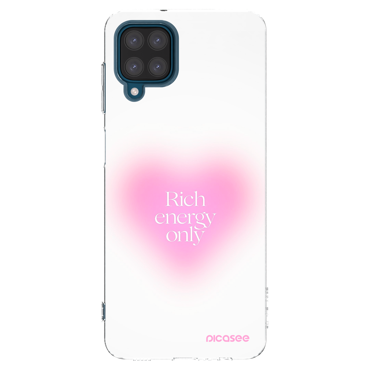 Picasee átlátszó szilikon tok az alábbi mobiltelefonokra Samsung Galaxy A12 A125F - Rich Energy