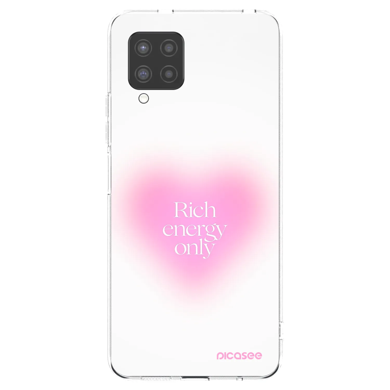 Picasee átlátszó szilikon tok az alábbi mobiltelefonokra Samsung Galaxy A42 A426B - Rich Energy