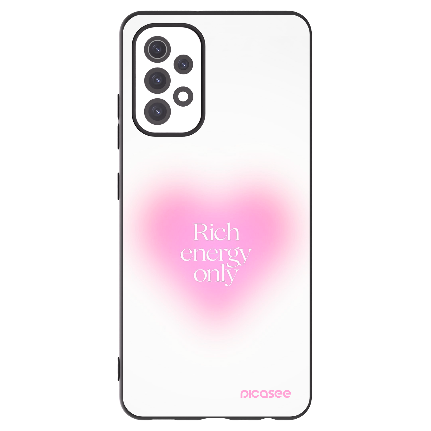 Picasee fekete szilikon tok az alábbi mobiltelefonokra Samsung Galaxy A32 5G A326B - Rich Energy