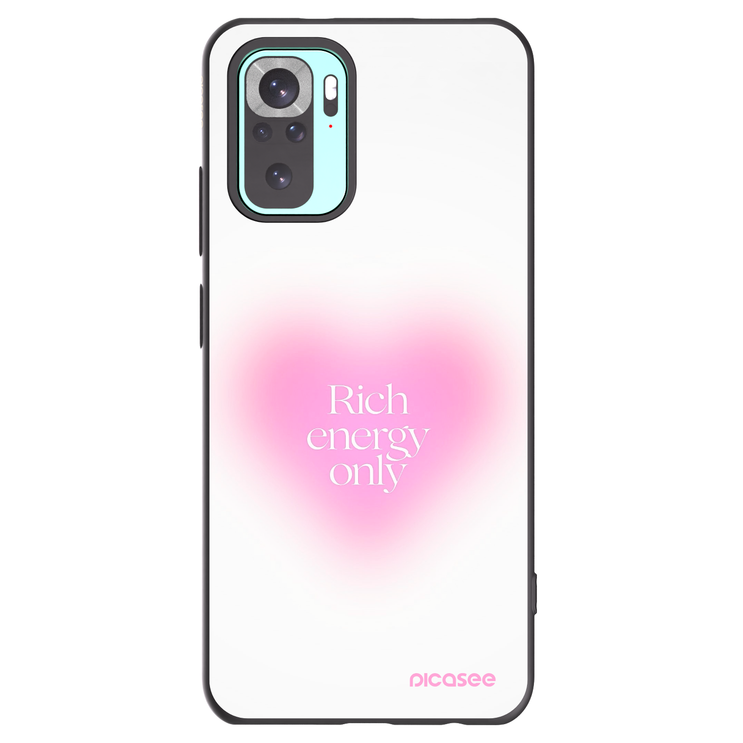 Picasee fekete szilikon tok az alábbi mobiltelefonokra Xiaomi Redmi Note 10 Pro - Rich Energy