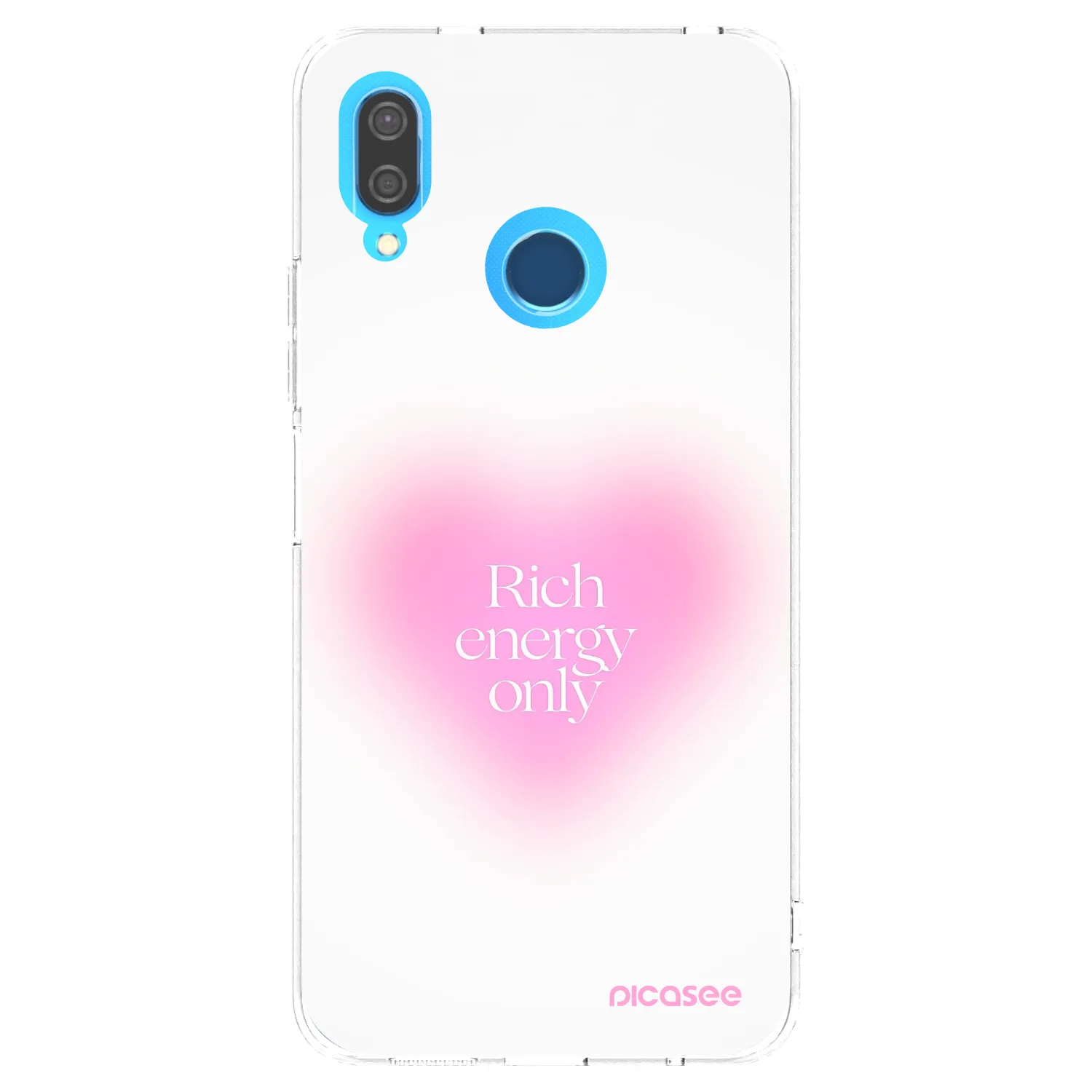 Picasee átlátszó szilikon tok az alábbi mobiltelefonokra Huawei P20 Lite - Rich Energy