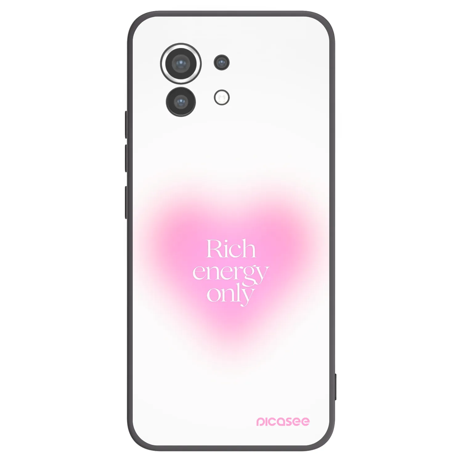 Picasee fekete szilikon tok az alábbi mobiltelefonokra Xiaomi Mi 11 - Rich Energy