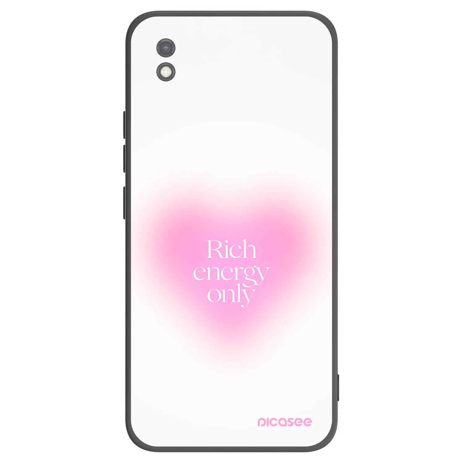 Picasee fekete szilikon tok az alábbi mobiltelefonokra Xiaomi Redmi 9AT - Rich Energy