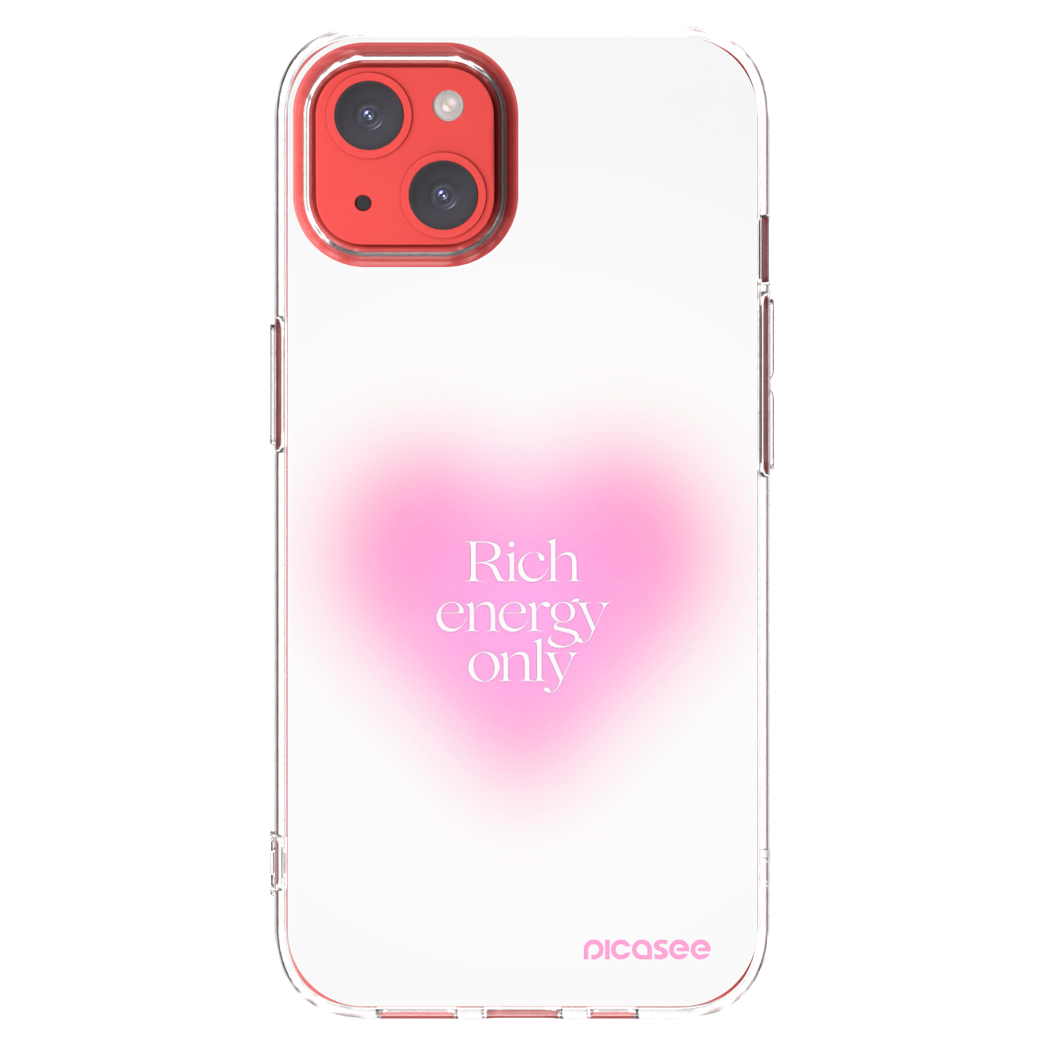 Picasee átlátszó szilikon tok az alábbi mobiltelefonokra Apple iPhone 13 - Rich Energy